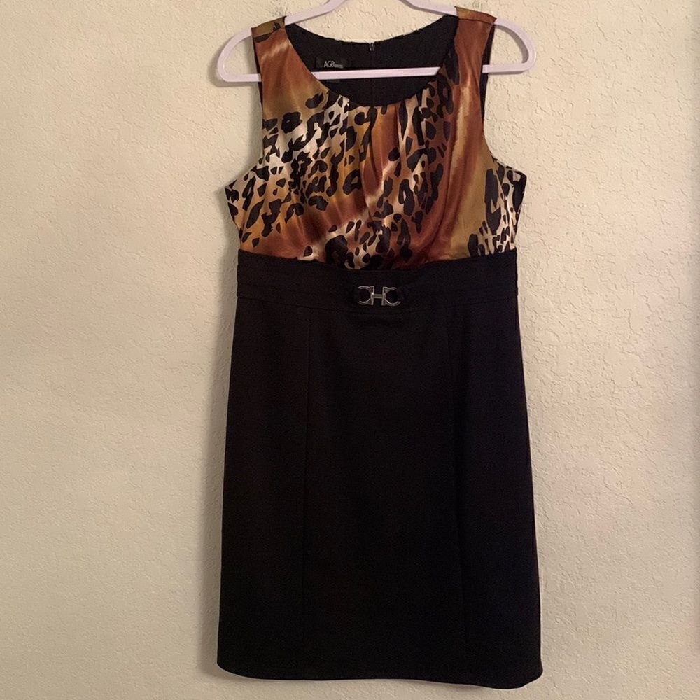 AGB Enimals Print Sleeveless Dress Size 14